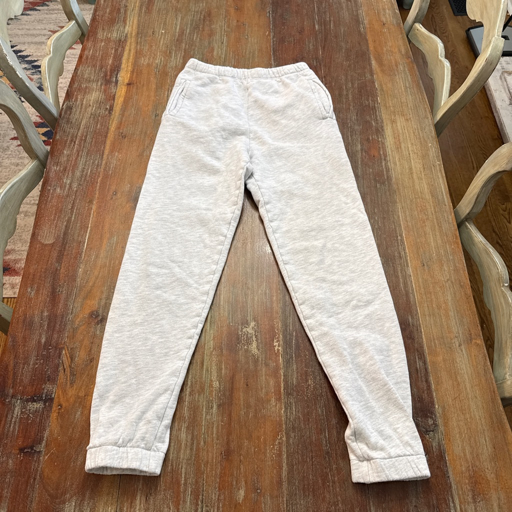 JOAH BROWN Pearl Grey French Terry Lounge Set Cropped Hoodie Joggers - Picture 13 of 16